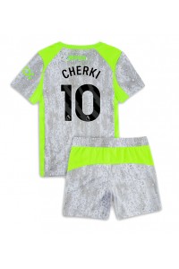 Fotbalové Dres Manchester City Rayan Cherki #10 Dětské Třetí Oblečení 2025-26 Krátký Rukáv (+ trenýrky)